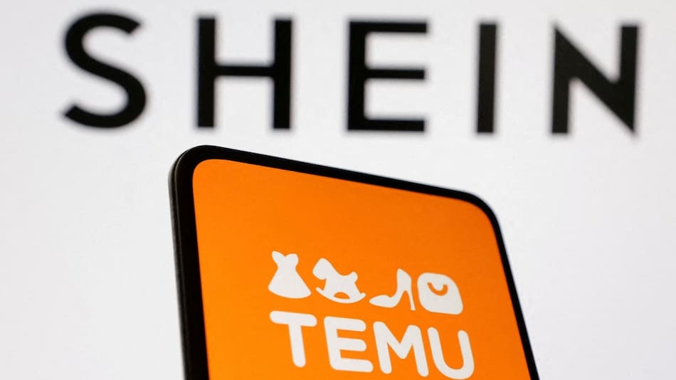 Logo de TEMU y SHEIN.