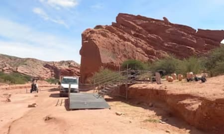 Infraestructura en la Quebrada de las Conchas