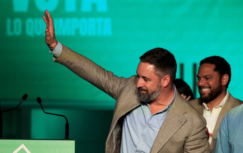 Santiago Abascal, líder de VOX. Foto: Reuters.