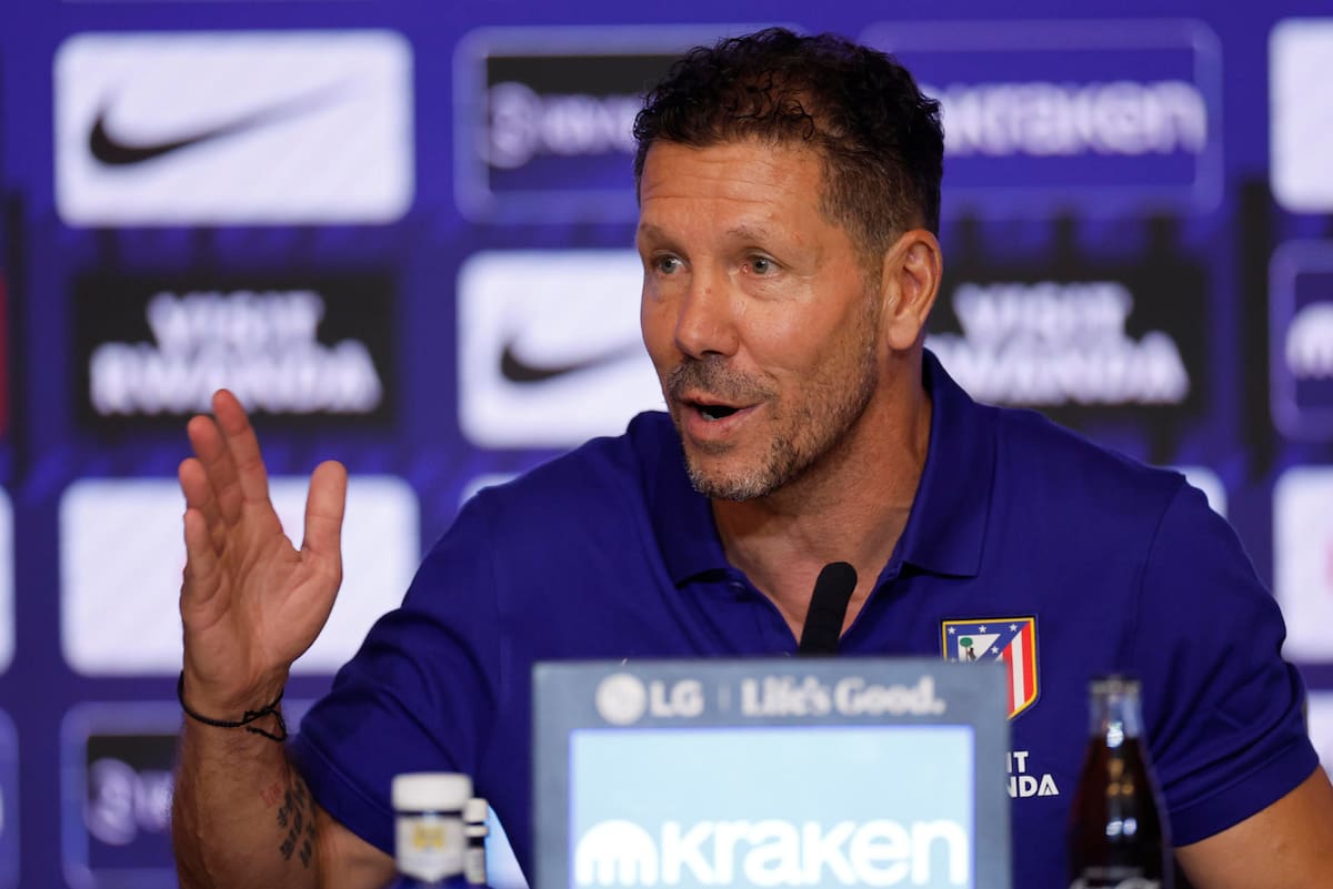 Conferencia de Diego Simeone.