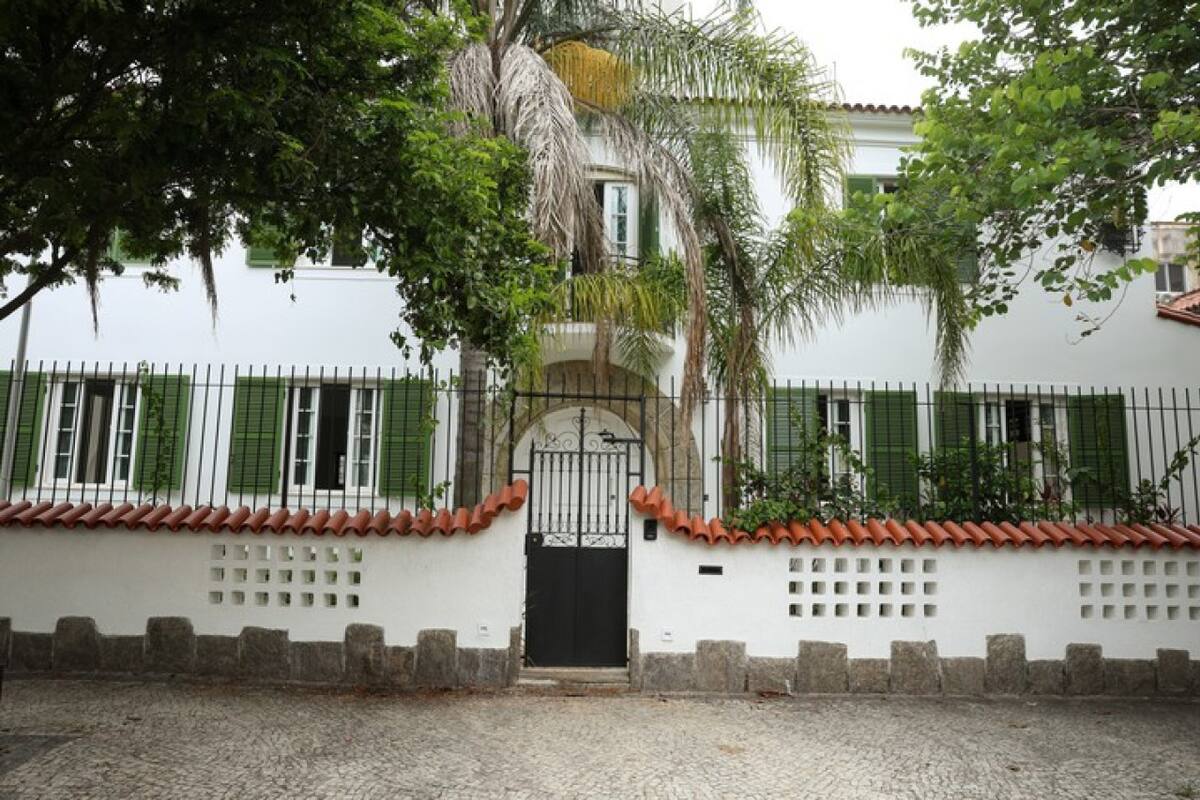 Fachada de la casa protagónica de la película