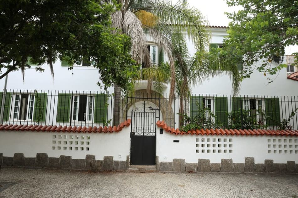 Fachada de la casa protagónica de la película