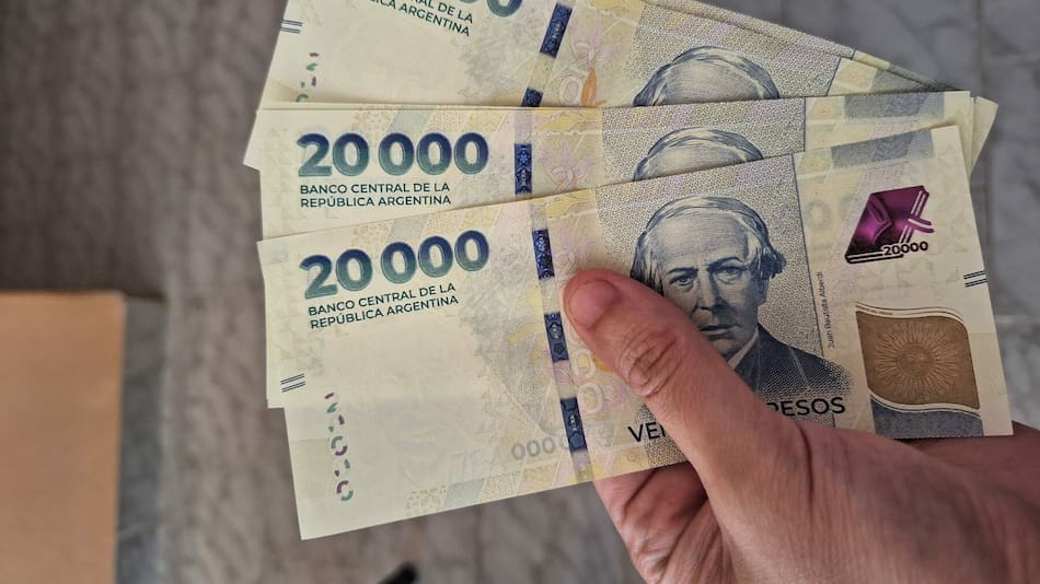 Billetes de $20.000