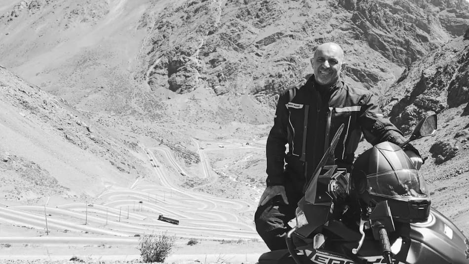 Sergio Luis Biondini, el motociclista que falleció tras ser embestido por un camión cerealero. Foto: Facebook / Sergio Biondini.