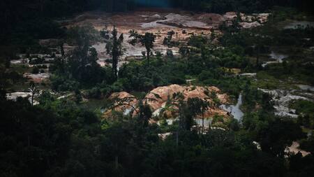Deforestación en el Amazonía. Foto: EFE