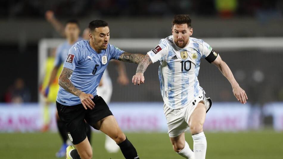 Lionel Messi, Argentina vs Uruguay, Eliminatorias, Reuters