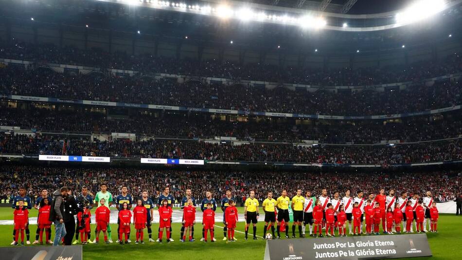 Copa Libertadores, Superfinal, Boca, Reuters, Himno Nacional Argentino