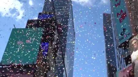 Estados Unidos: la despedida del año en el Times Square será solo para los vacunados