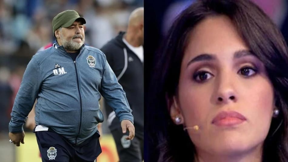 Diego Maradona y Magalí