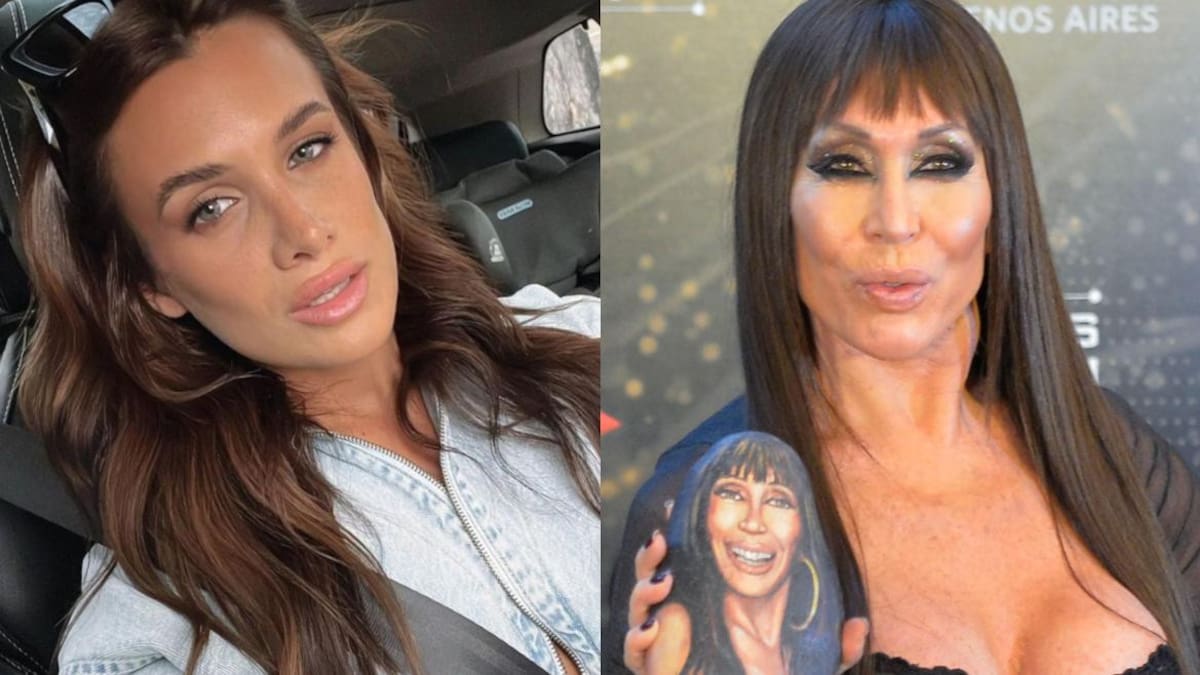 Cami Homs, cuestionada por Moria Casán. Fotos: Instagram y NA.