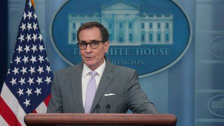John Kirby, portavoz del Consejo de Seguridad de la Casa Blanca. Foto: Reuters.