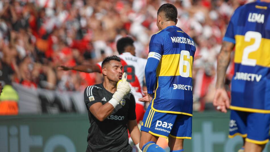 Sergio Romero; River vs Boca, Copa de la Liga. Foto: NA