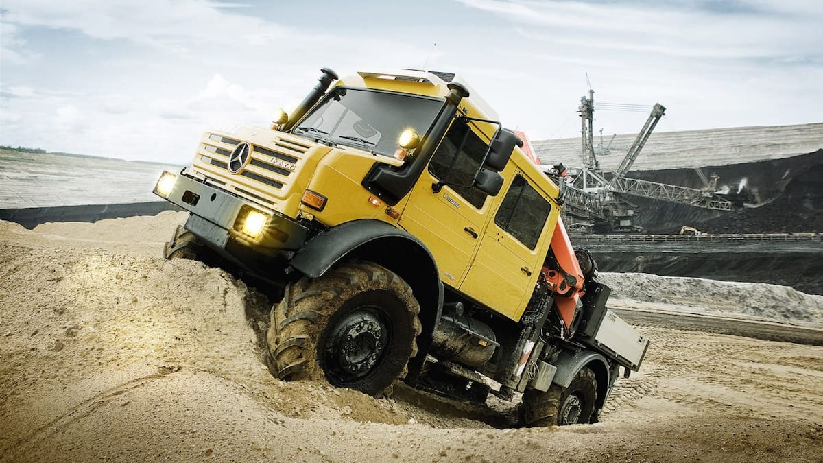 El impactante camión Unimog U4000 que se incorpora al Ejército Argentino.