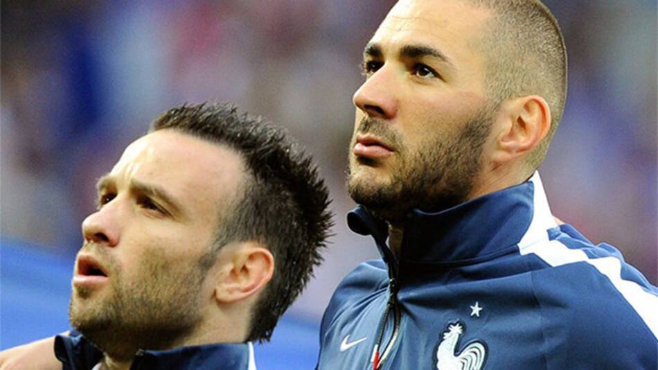 Karim Benzema y Mathieu Valbuena