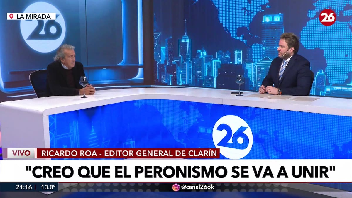 Ricardo Roa en La Mirada, con Javier García.