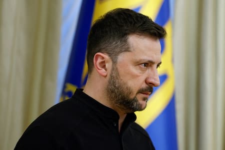 Volodimir Zelenski, presidente de Ucrania. Foto: REUTERS/Alina Smutko.