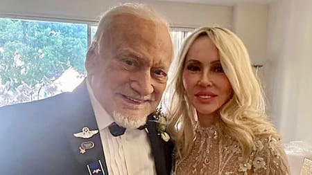 Casamiento de Buzz Aldrin al cumplir 93 años.