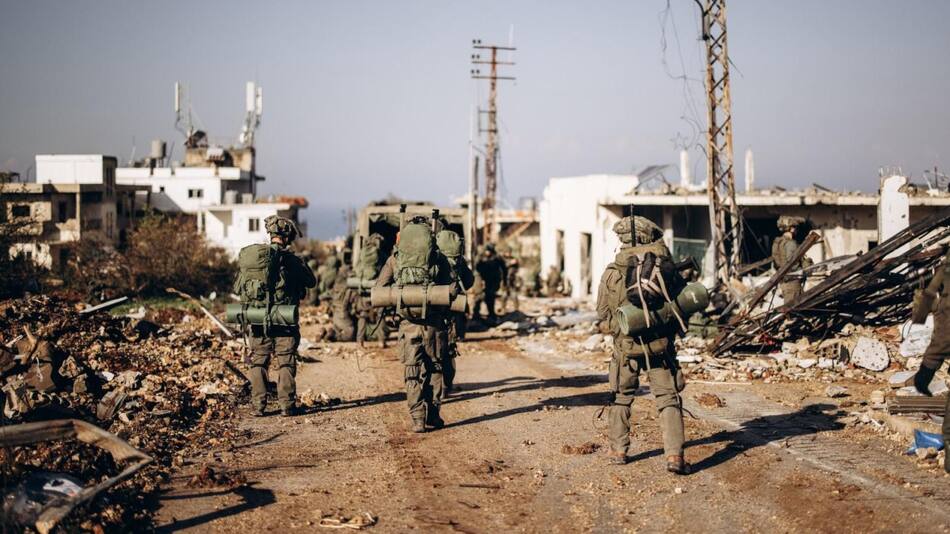 Soldados israelíes en la Franja de Gaza; guerra Israel-Hamás: Foto: X @idfonline