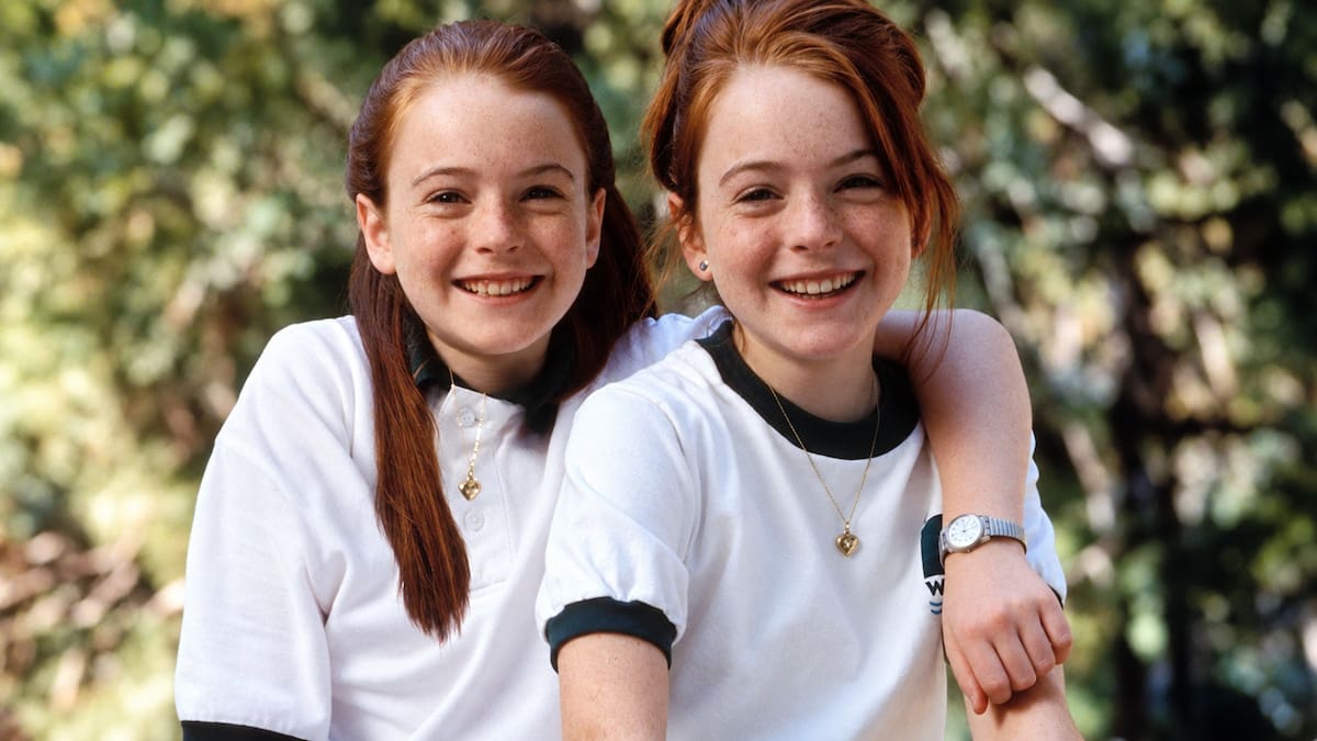 Lindsay Lohan en la película Juego de Gemelas.
