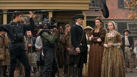 Cómo se hizo Outlander, el detrás de la escena de la serie en Escocia. Fotos: Disney+