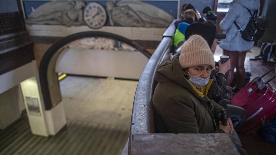 Refugiados ucranianos en Praga, foto EFE