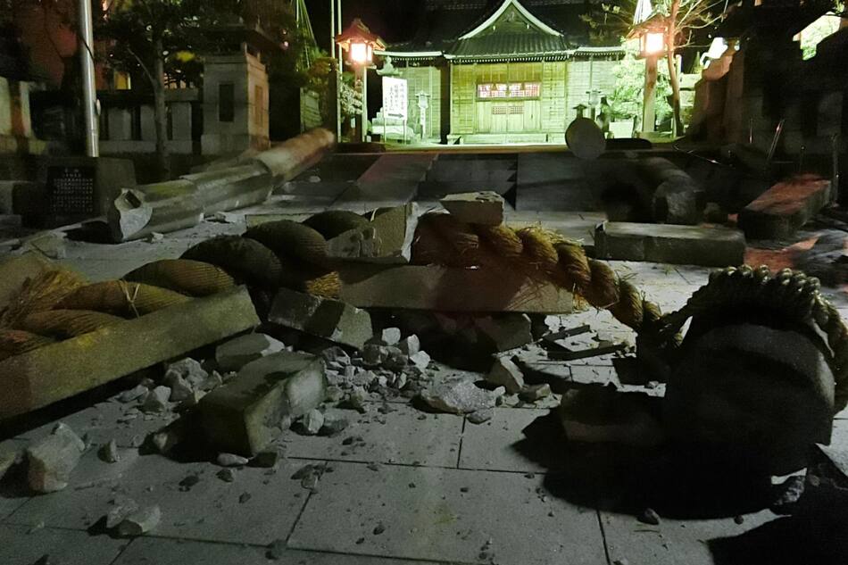 Terremoto en Japón. Foto: Reuters.