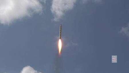 Misiles de Yemen atacando a Israel. Foto: Reuters.