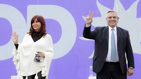Cristina Kirchner y Alberto Fernández, Frente de Todos, foto NA