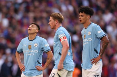 Claudio "Diablito" Echeverri debutó en el Manchester City. Foto. Reuters/David Klein