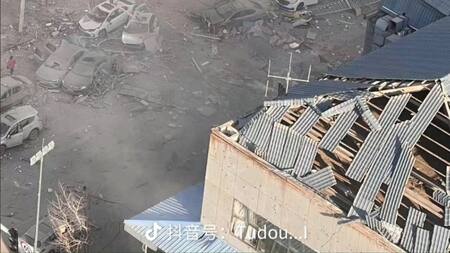 Explosión en China. Foto: Twitter MundoEConflicto.