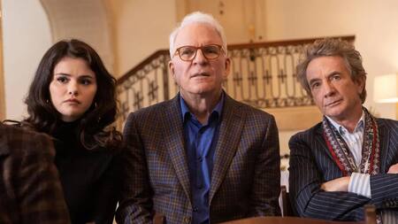 "Solo asesinatos en el edificio". Foto: Disney+.