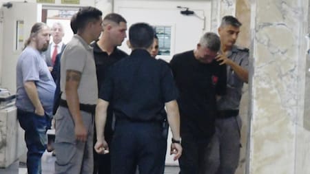 Traslado de Marcelo Corazza. Foto: Télam