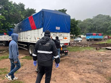 Allanmiento de Aduana en el norte del país. Foto: Prensa