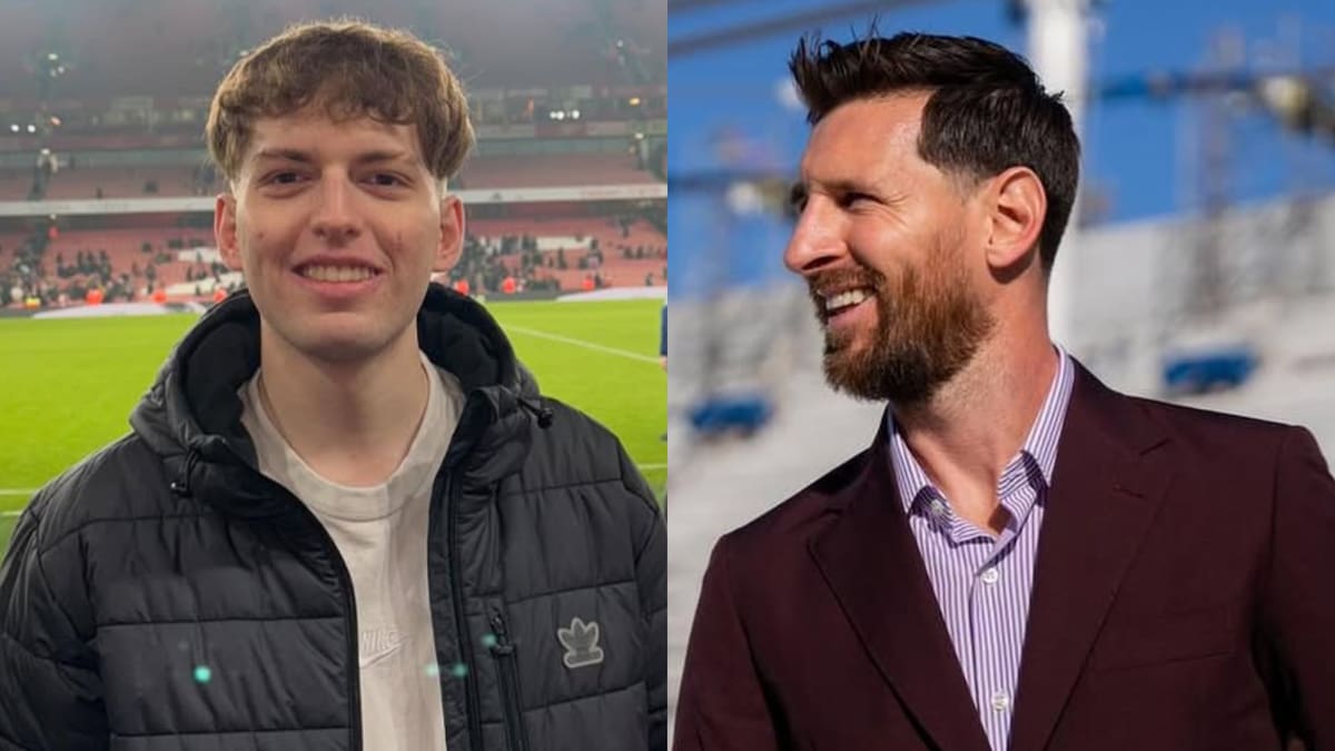 Davoo Xeneize y Lionel Messi.