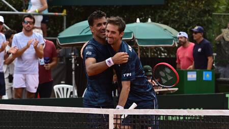 Argentina puso 2-1 la serie de Copa Davis ante Kazajistán. Foto: Télam