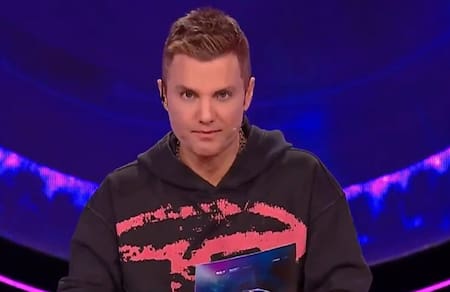 Santiago del Moro. Foto: captura Telefe.