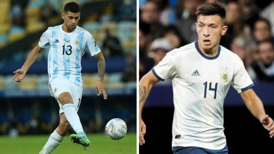 Cuti Romero y Lisandro Martínez. Fotos: NA