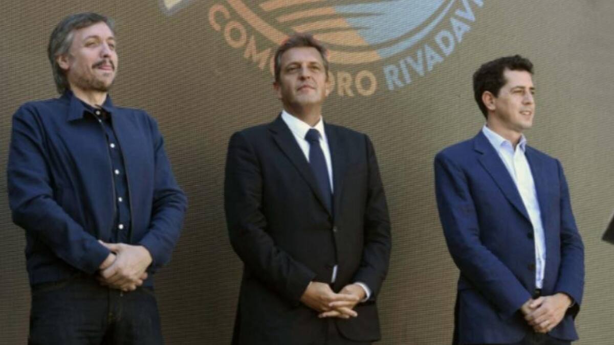 Máximo Kirchner, Sergio Massa, Wado De Pedro