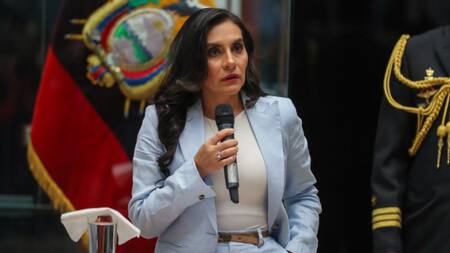 Verónica Abad, vicepresidenta de Ecuador. Foto: X.