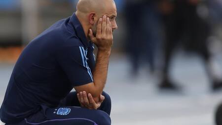 Javier Macherano, entrenador de la Selección Sub 20. Foto: EFE.