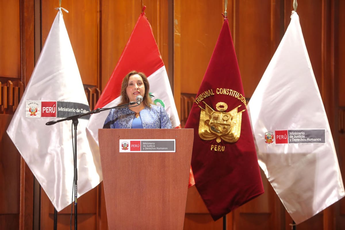 Dina Boluarte, Perú. Foto: EFE