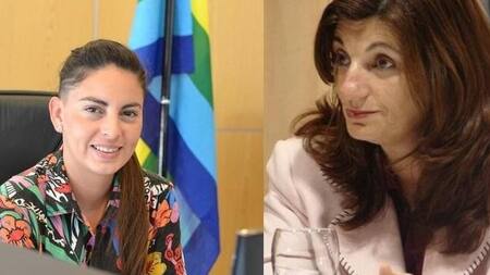 Ayelén Mazzina y Kelly Olmos, fotos Twitter