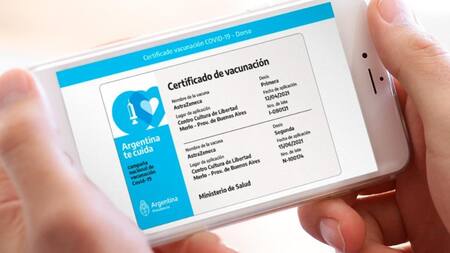 Certificado de vacunación contra coronavirus, Foto NA