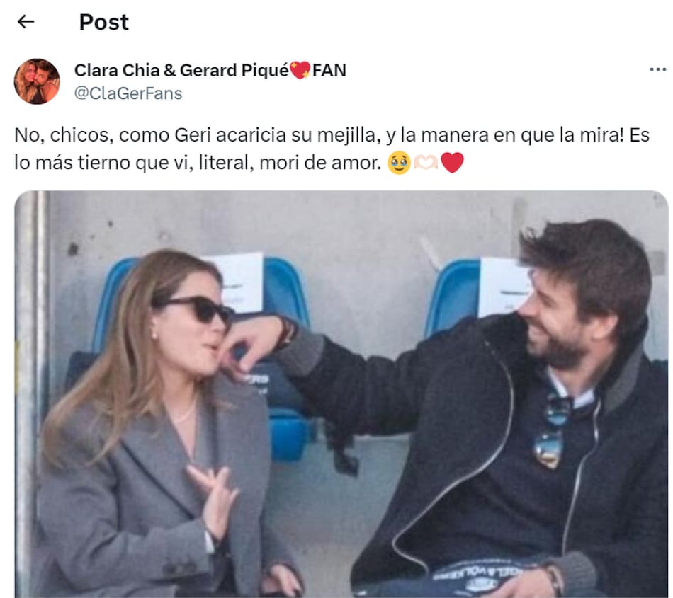 La foto que desmentiría los rumores de separación. Foto: X.