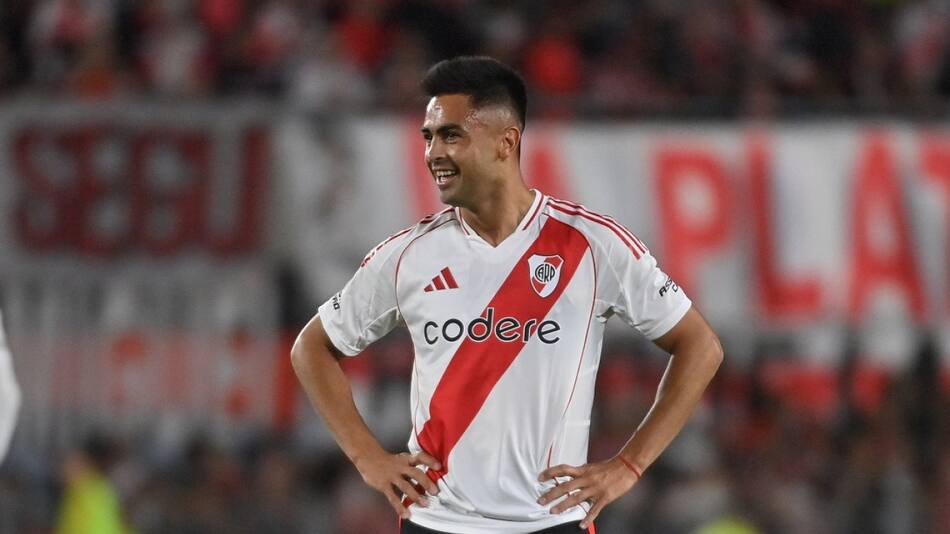 Gonzalo "Pity" Martínez renovará su contrato en River. Foto: X @RiverPlate.