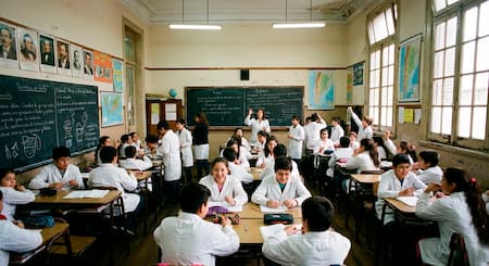 Escuela, clases, colegio, aula.