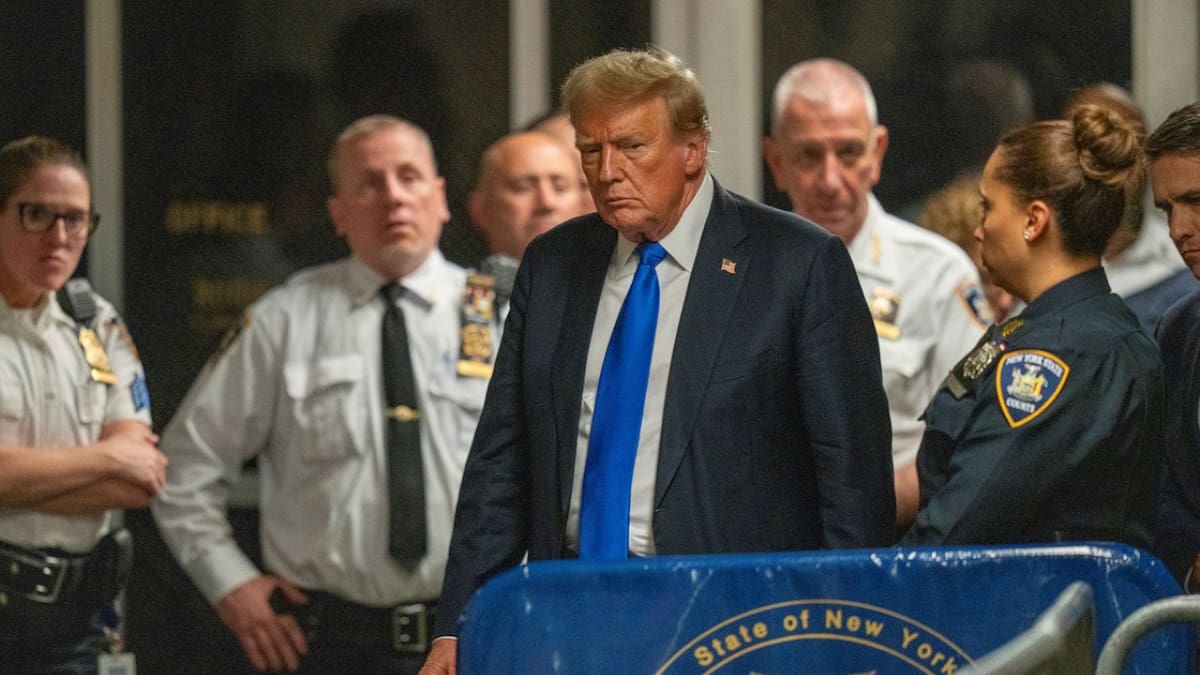 Donald Trump, culpable de falsificar documentos para silenciar aventura con actriz porno. Foto: Reuters