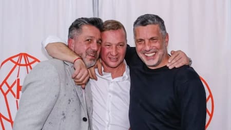 Abel Poza y David Garzón, dirigentes de Huracan.