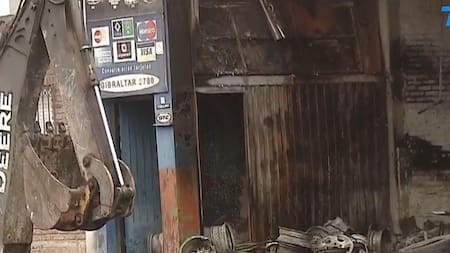 Incendio en La Tablada