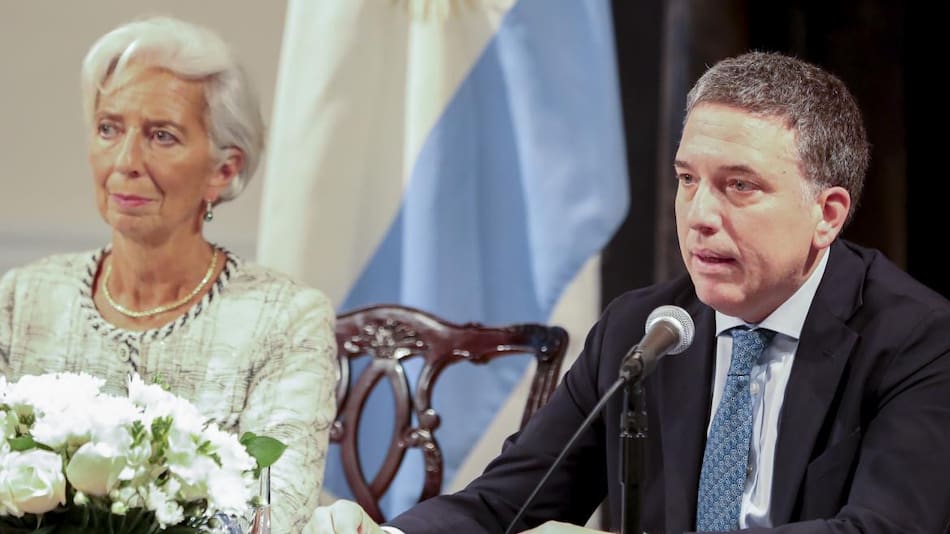 Nicolás Dujovne - Christine Lagarde Washington, FMI, Anuncio del nuevo acuerdo - NA -